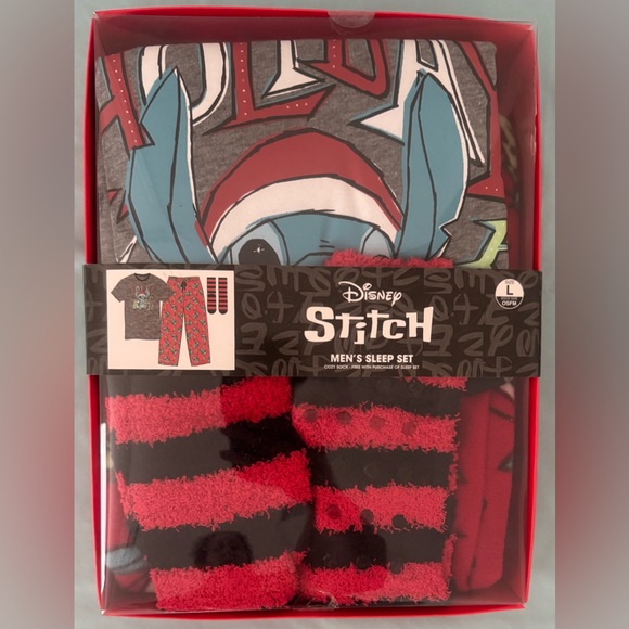 Disney Other - Disney Stitch Men's Sleep Set